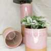 Test de ceràmica de color rosa, 100% waterproof. Fet de materials naturals.